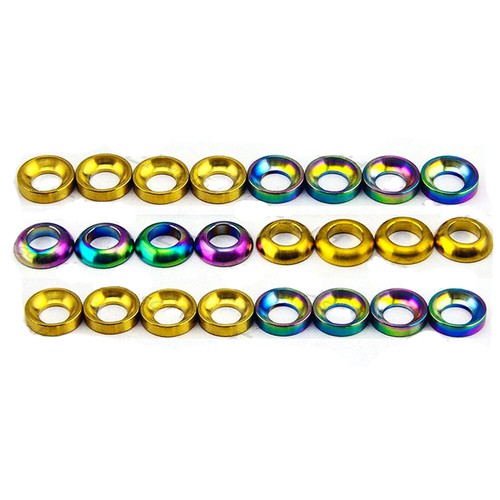 M6 Titanium Washer Spacer For Bicycle MTB Road Disc Brake Caliper BB5 BB7 Tuning - Picture 7 of 10
