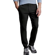 Copper  Oak Mens Tech Utility Pants, Black Size 32 30 Stretch Zipper Pocket NWT