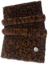 Leopard Print Plush Fabric 9.84X17.71 Inches 100 Polyester Soft High-Density Sh