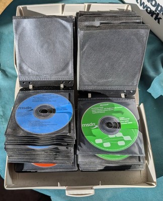 HUGE LOT of Vintage MSDN Microsoft Developer Network Software CDs