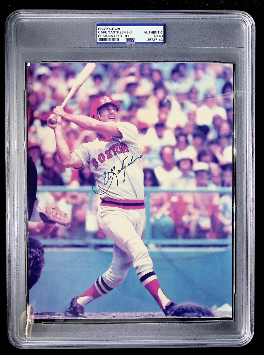 Carl Yastrzemski 直筆サイン入りフォトプラーク Carl Yastrzemski MLB Original Autographed Photos for sale | eBay