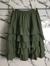 cocon.commerz PRIVATSACHEN PUSTEBLU Volantrock aus PUPPELINE in grün Größe 2