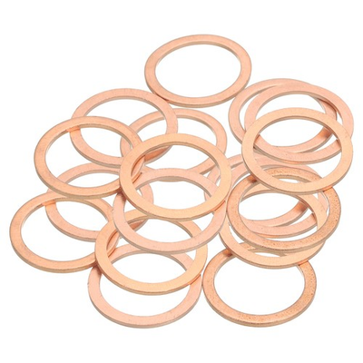 #ad 18Pcs M22 Flat Washer 22mm ID 28mm OD 1.5mm Thick for Bolts Screws Machinery $12.16