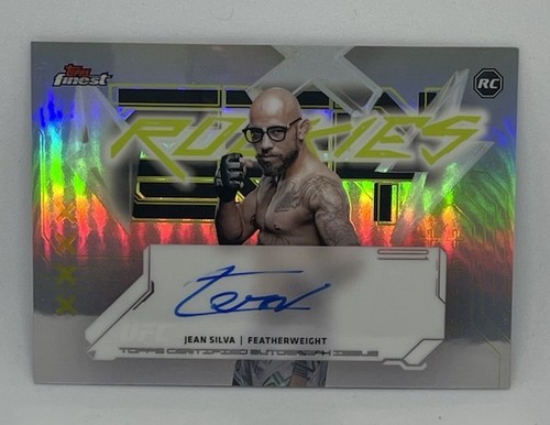 Jean Silva [Refractor] #FRA-JS 2025 Topps Finest UFC Rookie Autograph card