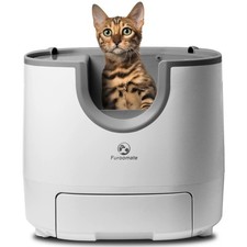 Self-Cleaning Cat Litter Box Open-with Advanced Safety Sensors Extra Large