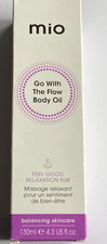Image of Mio Go With The Flow Calming Body Oil 130ml Almond Massage Oil  Spray - BNIB