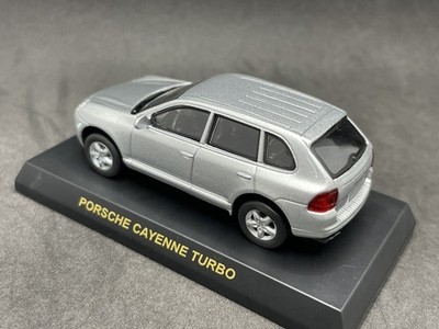 Kyosho 1/64 Porsche collection2 Cayenne Turbo silver diecast model