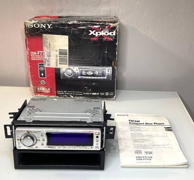 カーオーディオ SONY cdx-f7710 Sony CDX-F7710 CD Player In Dash Receiver for sale online | eBay