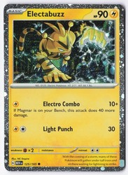 Electabuzz 125/165 Cosmos Holo Promo - Scarlet & Violet 151