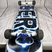 Zero Lightning Army Skateboard Complete Blue Black Thunder 31.25”