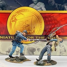 Conte AMERICAN CIVIL WAR ACW57176 Set HAND-TO-HAND COMBAT VIGNETTE 4 Minty BOX