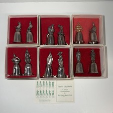 Reed  Barton Silver-Plated 12 Days Of Christmas Bells With Boxes