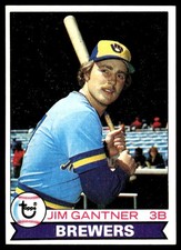 Jim Gantner 1979 Topps #154 Brewers MLB READ FREE SHIPPING AutographDen