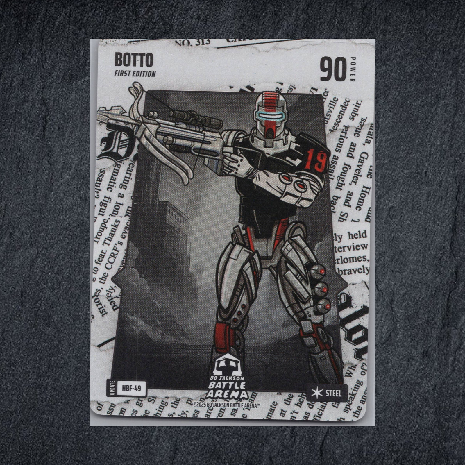 Joey Votto as BOTTO 2025 Bo Jackson Battle Arena STEEL HEADLINES FOIL HBF-49