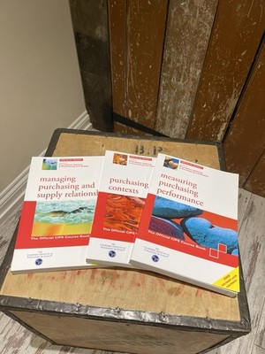 Set Of 3 Official Course Books Chartered Institute Of Procurement & Supply