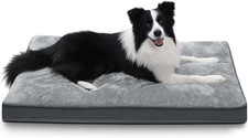 Dog Crate Bed Waterproof Deluxe Plush Dog Beds with Removable Washable Cover