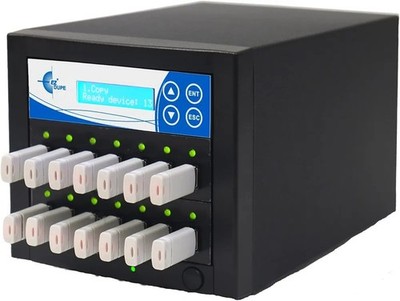 EZ Dupe 1 to 13 USB Duplicator & DOD Data Wiper - Multiple Standard