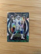 2024 Panini Select - Concourse Dak Prescott #38 Black & Green Shock Prizm