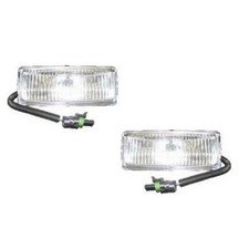 For Nissan Pickup 1995-1997 Fog Lights Front Pair Halogen Clear Lens Ni2592113