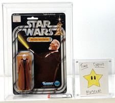 1978 Kenner Star Wars Action Figure Ben Obi-Wan Kenobi 12-Back A Sealed AFA 80
