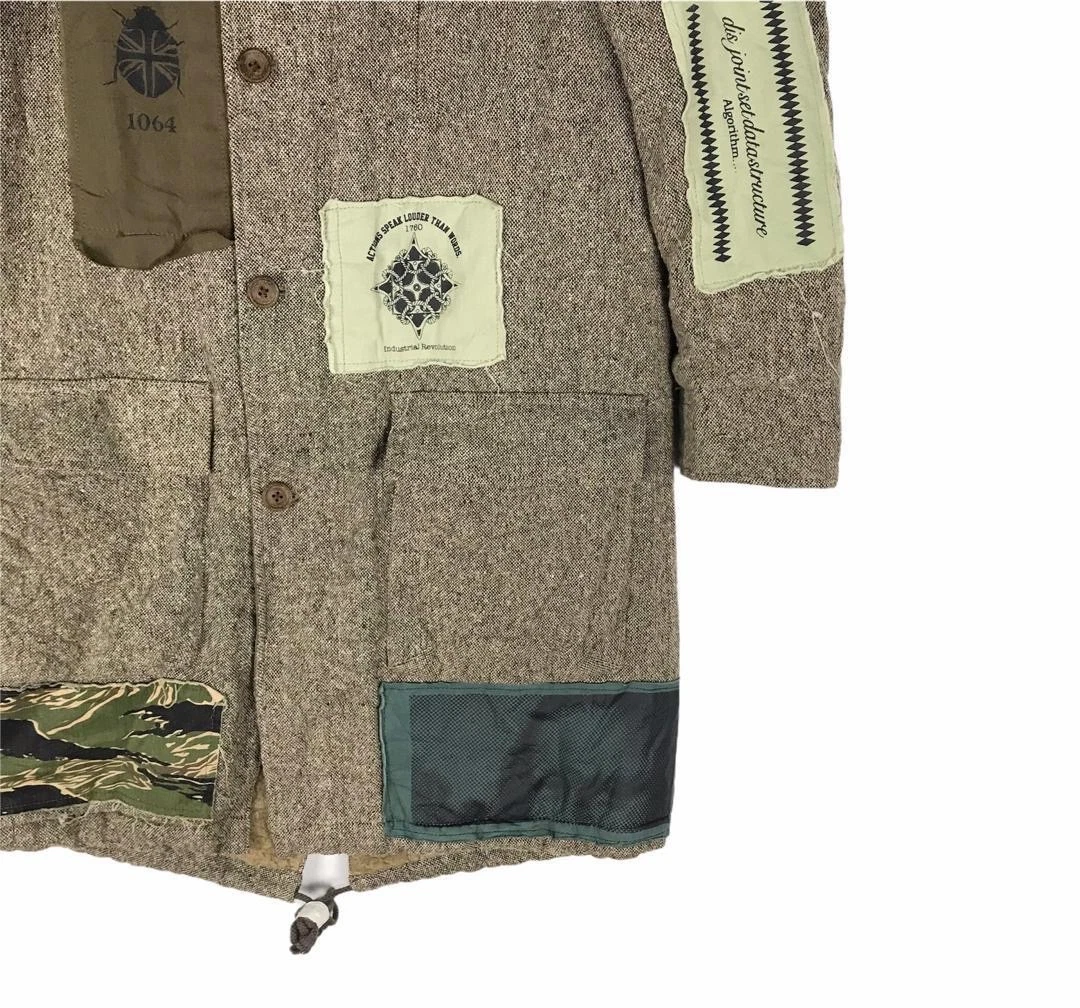 Rare japanese brand Do-Le Project x And A riot riot riot parka jacket men image 4