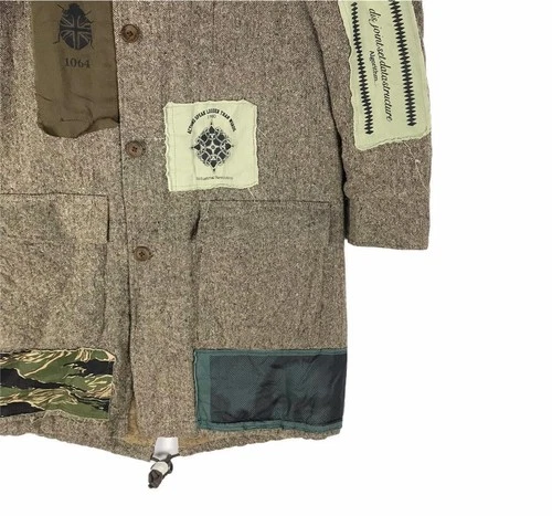 Rare japanese brand Do-Le Project x And A riot riot riot parka jacket men image 4