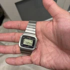 Rare Vintage Seiko Silver Wave Men’s Digital Sports Watch A914-5030 JDM 1980s