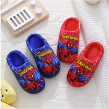 Spiderman Slippers Kids Cotton Warm Winter Indoor Shoes Fashion Boys