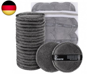 Microfibre Washable Pads 20 Stück Wiederverwendbare Abschminkpads aus 