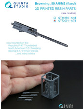 Quinta Studio 1/72 Browning .50 Cal AN/M2 Mac...