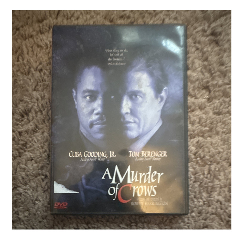 A Murder of Crows (DVD) R Thriller Cuba Gooding Jr Tom Berenger Full Frame