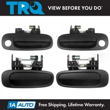 TRQ Exterior Outside Outer Textured Door Handle Kit Set of 4 for Prizm Corolla