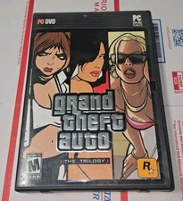 Grand Theft Auto: The Trilogy (PC, 2009) 5-Discs Complete Posters & Manuals Maps