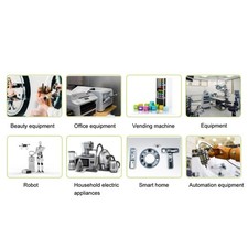 DC24V Gear Motor Aluminum Alloy Self Locking Speed Reduction Electric Motor