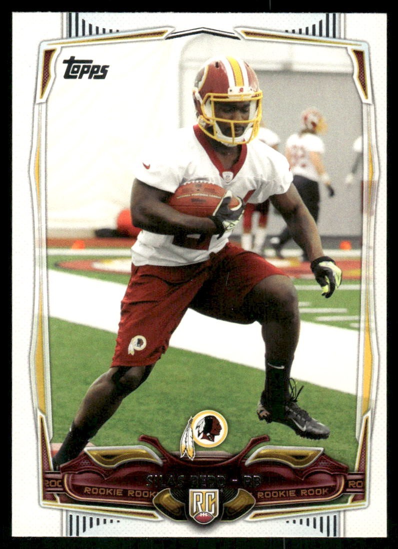 2014 Topps #351 Silas Redd Rookie RC Washington Redskins football card