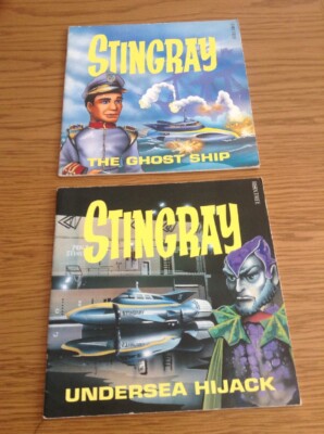 Stingray Books The Ghost Ship & Undersea Hijack 1992 Box tree 