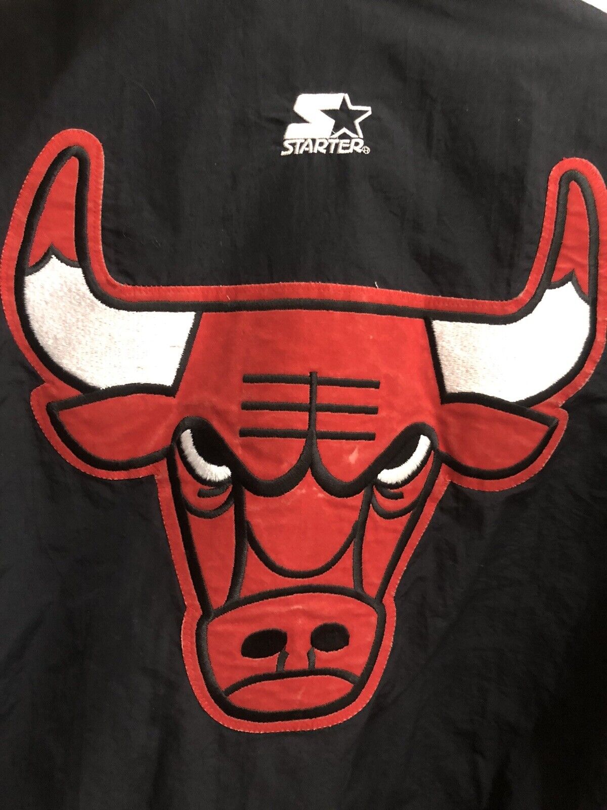 Starter Chicago Bulls PufferJacket 90s USA Made N… - image 8