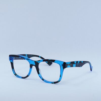NEW GUCCI GG1332O 006 Spotted Black Turquoise Havana 54mm  display picture 3