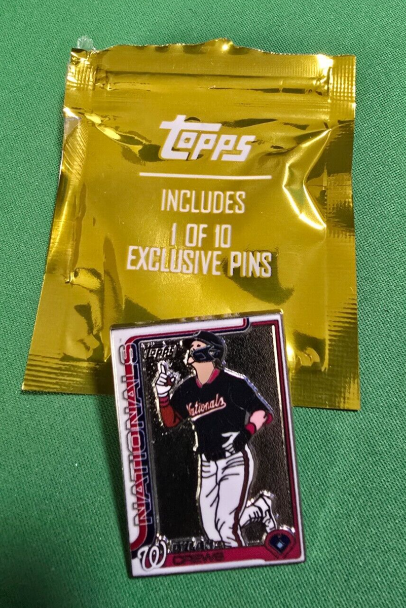 2025 Topps Series 1 Dylan Crews SUPERBOX EXCLUSIVE PIN | eBay