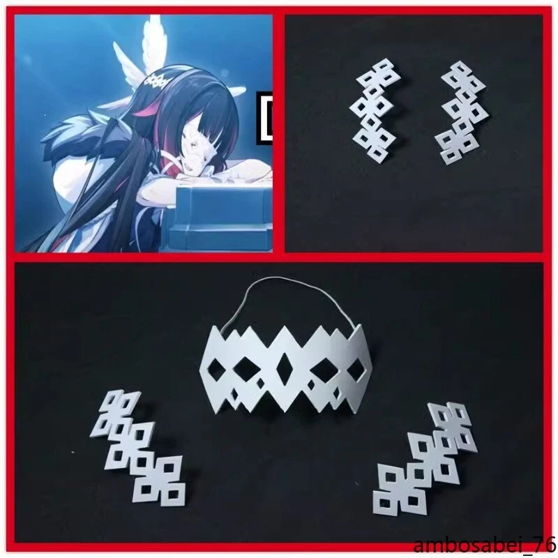 Genshin удара Columbina Fatui маска волос аксессуары игры головные уборы косплей реквизит - Изображение 2 из 4