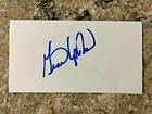 Gene Upshaw #63 signed Oakland Raiders HOF NFL Index Card JSA d. 2008