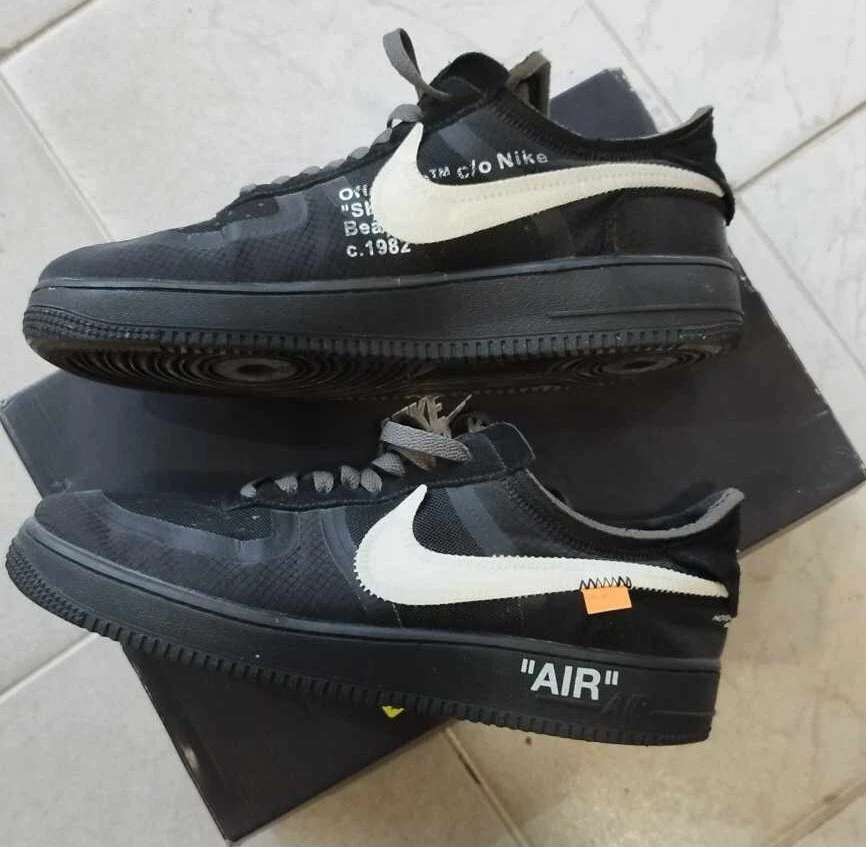 nike air force 1 low supreme noir