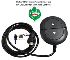 HM Pride Limoss Power Recliner or Lift Chair 2 Button, 5 pin Hand Controller