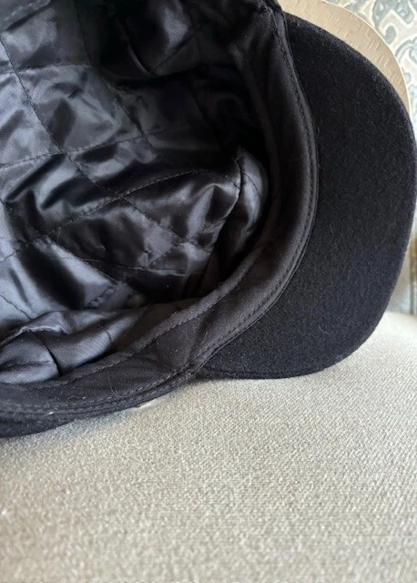 Vince Camuto Mujer Negro Mezcla Lana Sombrero Talla Única Foto 4 de 4