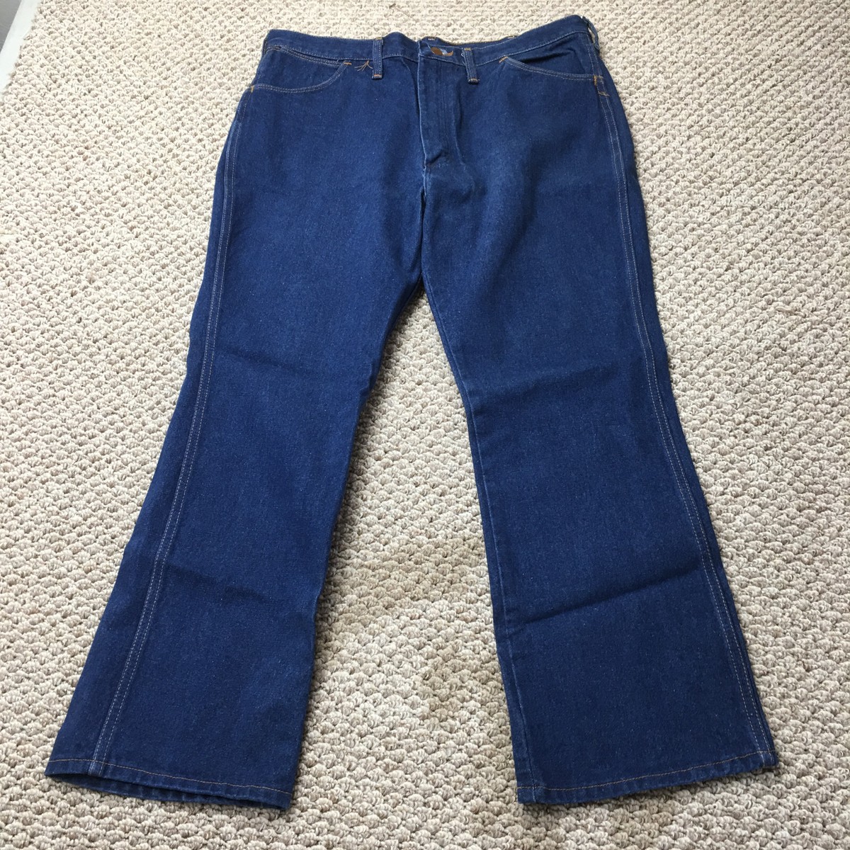 Vintage 80s Wrangler Jeans Mens 36x28 Denim Bootcut Made in Vintage 80s Wrangler Jeans Mens 36x28 Denim Bootcut Made in