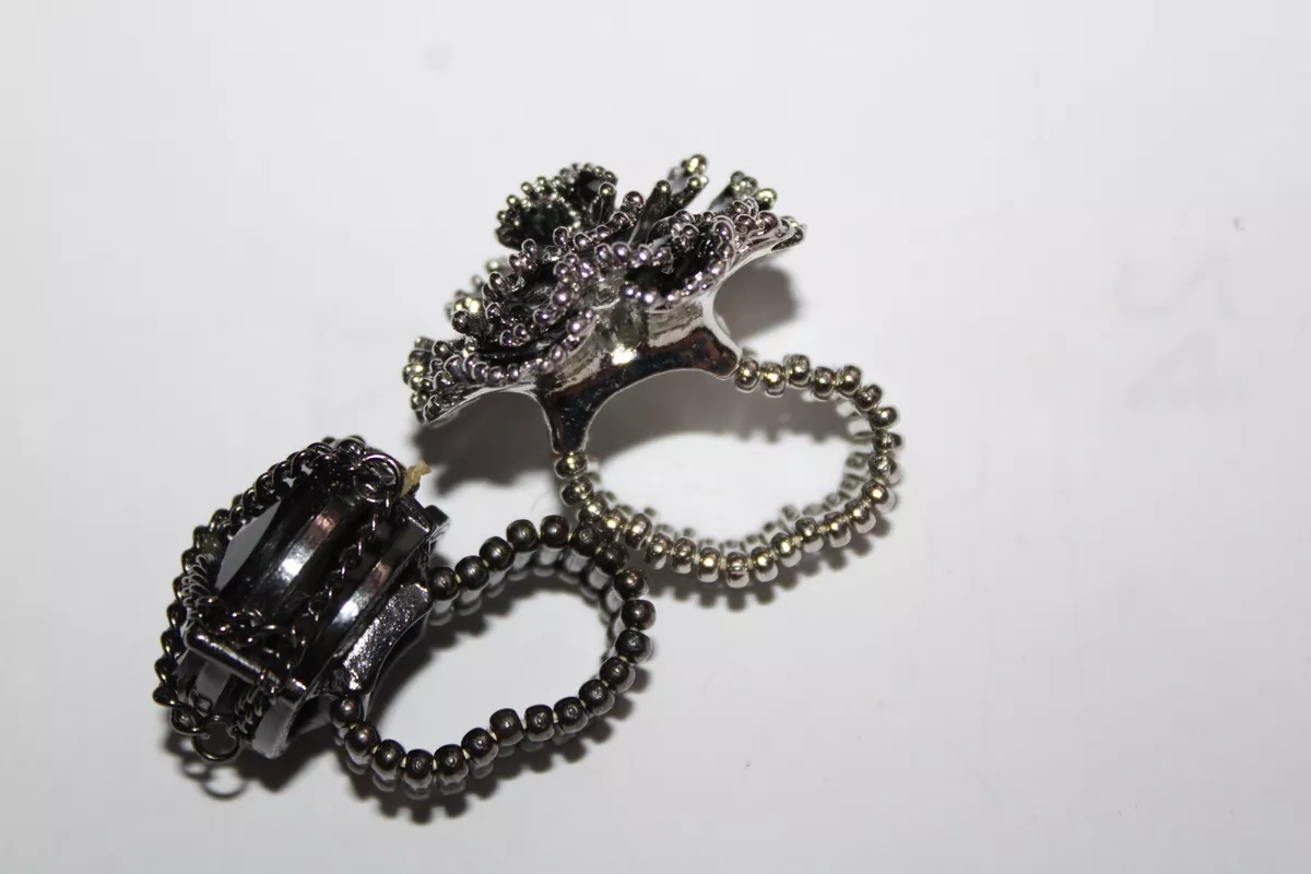 Large Diamond Flower Statement Ring | Bridal Diamond Jewellery