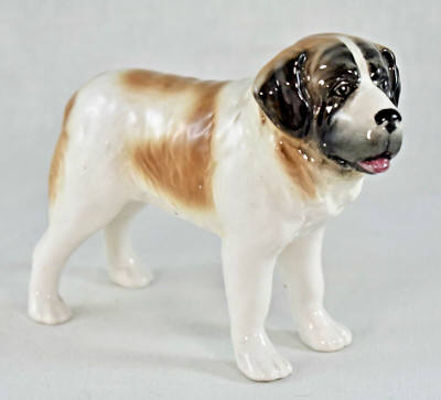 VINTAGE SYLVAC HEILIGER BERNARD HUND ORNAMENT FIGUR