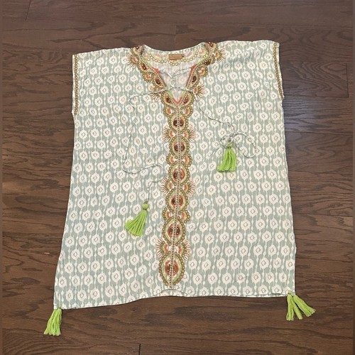 Skemo Short Embroidered Kaftan with Shell Details Size Medium eBay