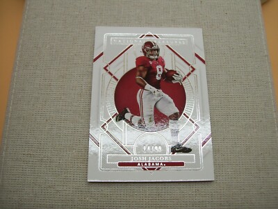 2021 National Treasures Collegiate Josh Jacobs #d /99 Alabama Green Bay Packers