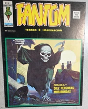 FANTOM v2 #15 (1974 Spain) horror comics magazine Dracula Spanish language FINE+